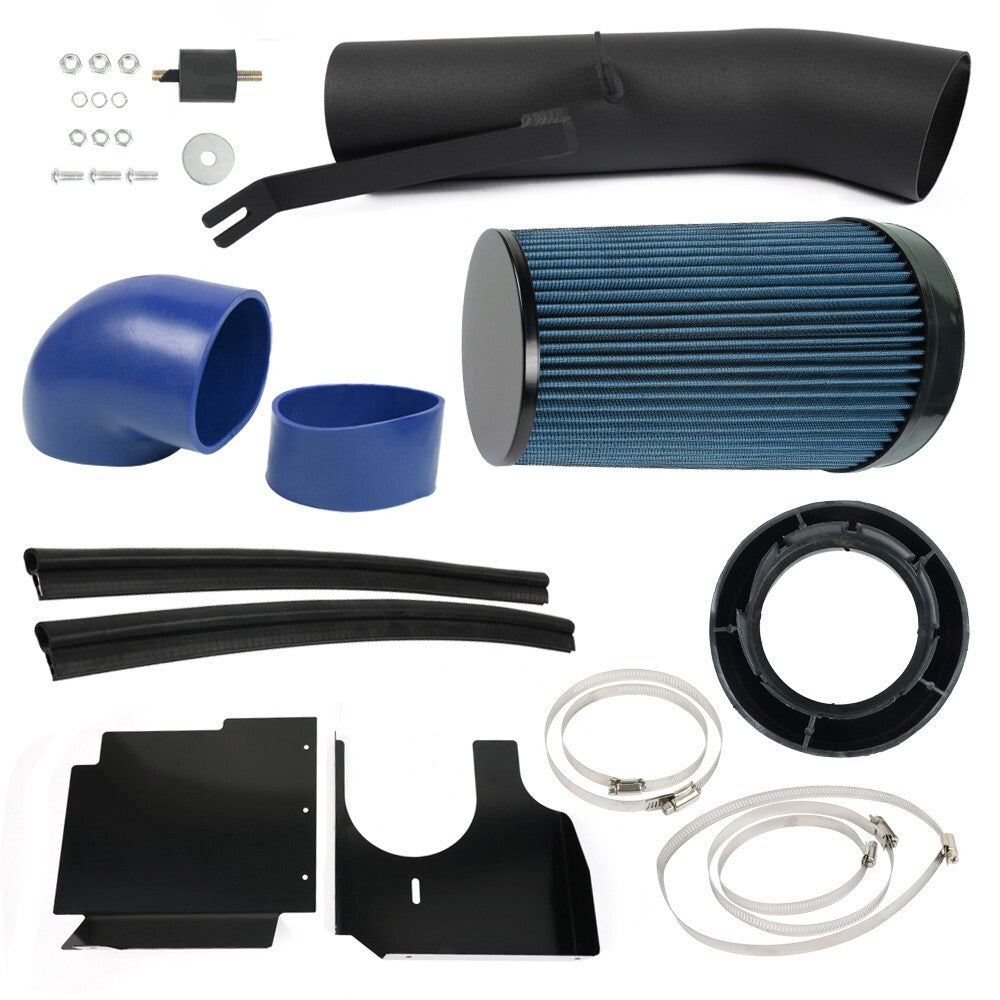 4inch Cold Air Intake System Heat Shield For 99-06 for GMC / for Chevy V8 4.8L/5.3L Blue