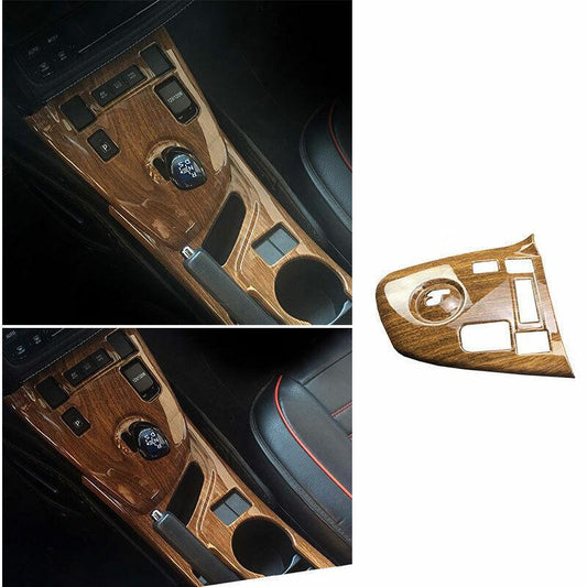 Peach Wood Grain Central Console Gear Shift Cover for Toyota for Corolla 2014-2018