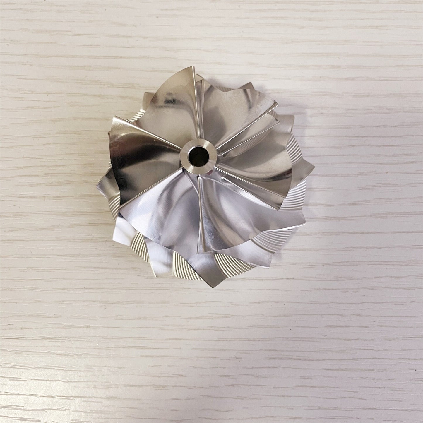 RHF55 57.00/73.04 mm 6+6 blade high-performance turbine blank compressor wheel