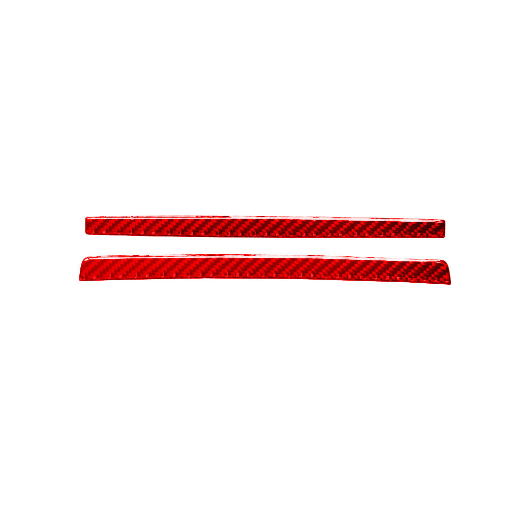 Red Carbon Fiber Above Center Console Strip Cover Trim for Jeep for Wrangler 2007-10