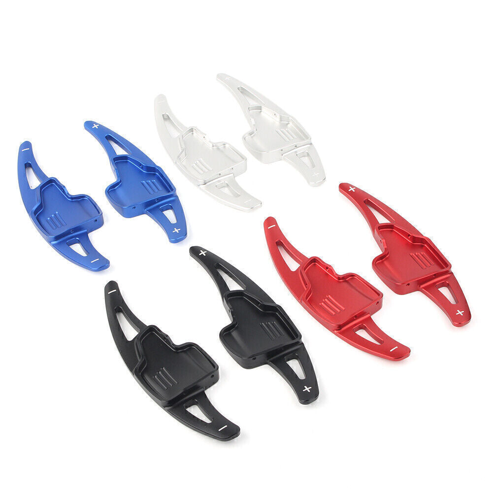 2x Steering Wheel Shift Paddle Shifter Extension Fit for Ford Focus Escape Kuga Red