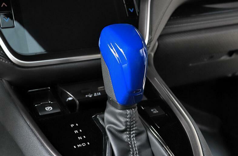 for Subaru Outback 2015-2022 Paint Blue Gear Shift Knob Shifter Lever Trim 1PCS