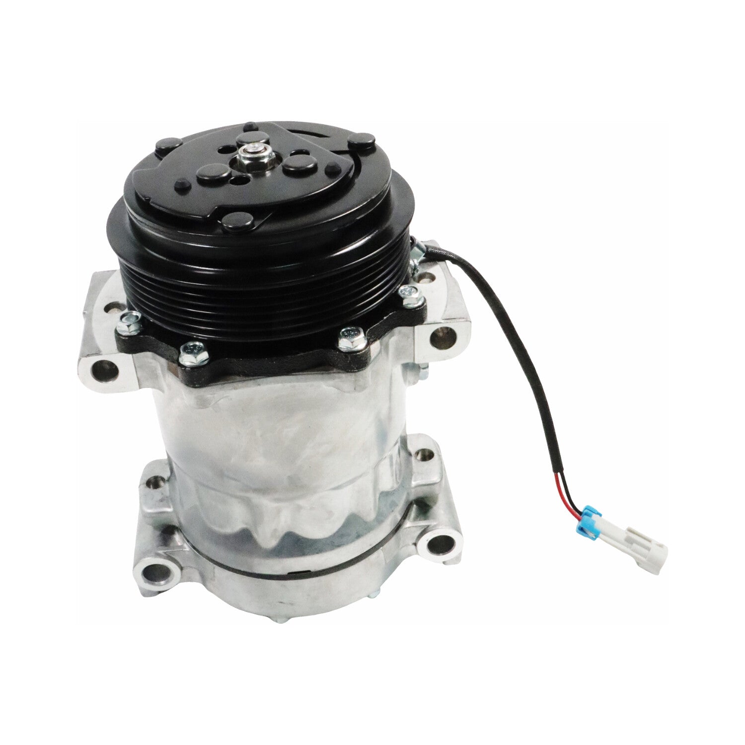 AC Compressor w/ Clutch for Chevy K1500 2500 3500 P30 1996-1999 for GMC C1500 2500