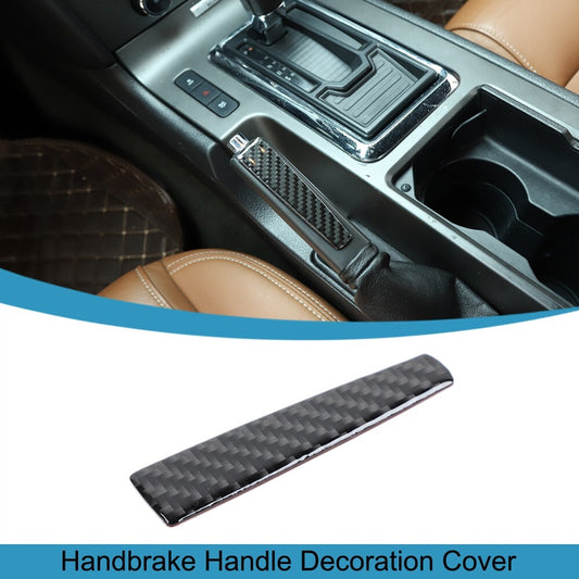 Carbon Fiber Handbrake Handle Grab Cover Trim Sticker for Ford for Mustang 2009-2013