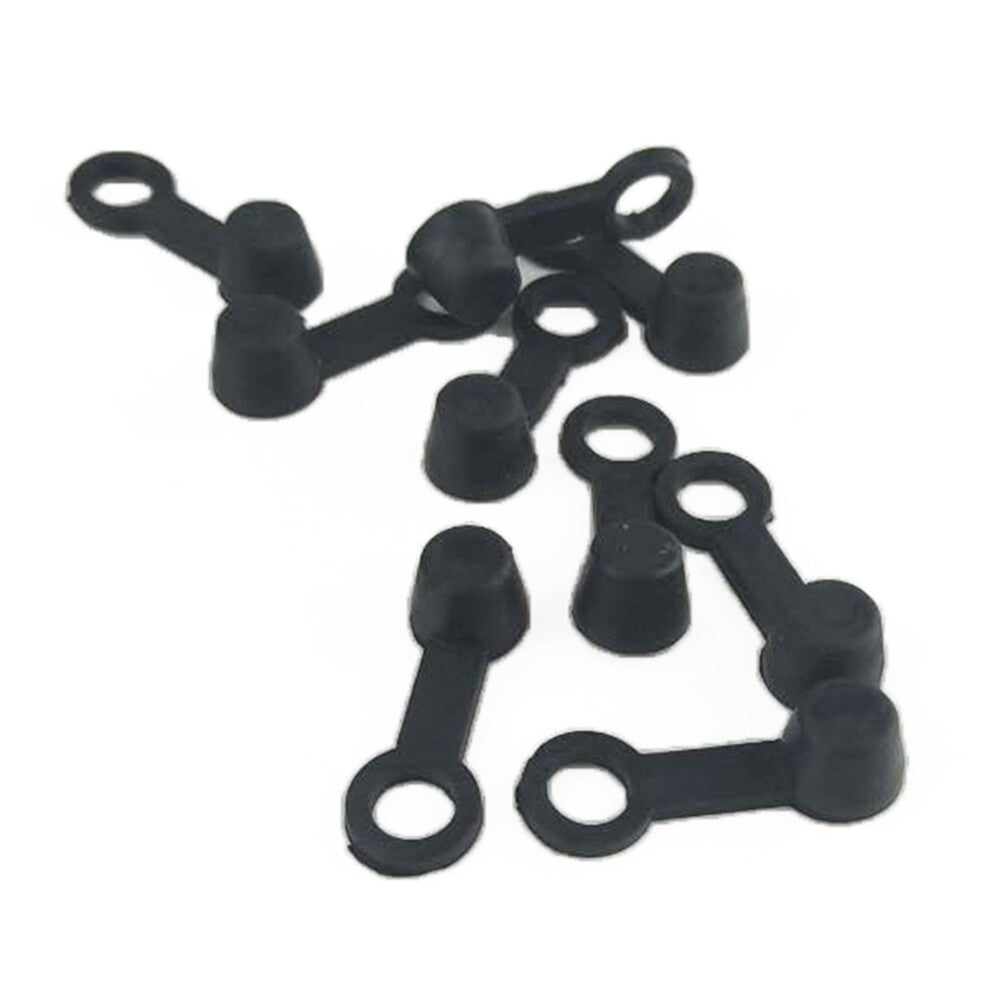 100x Motorcycle Brake Bleeder Screw Cap Lube Grease Nipple Oil Drain Tip Cover