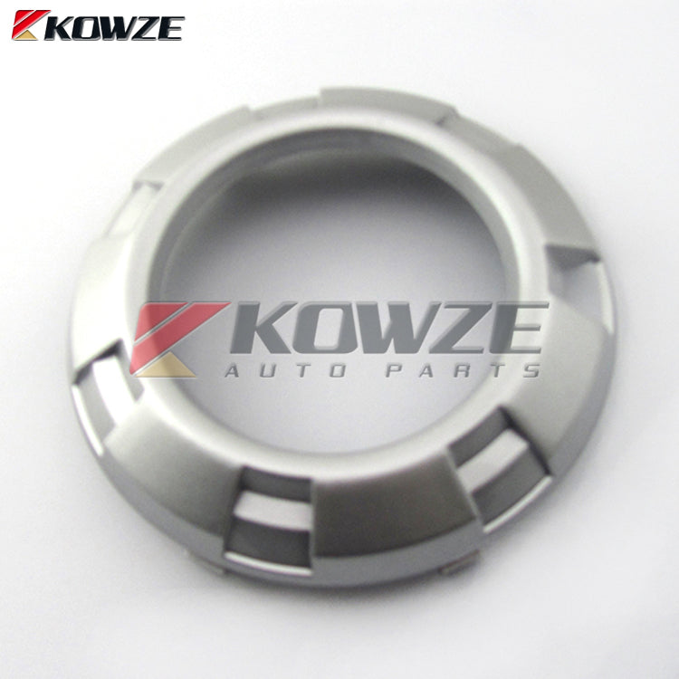 1pc Front Fog Light Lamp Cover Silver for Mitsubishi Pajero IV Triton