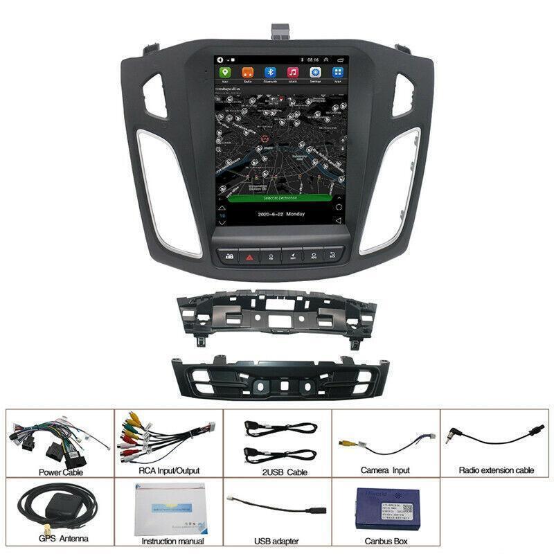 9.7Car Radio Multimedia Video Player Navigation GPS Android for Ford Focus 12-17