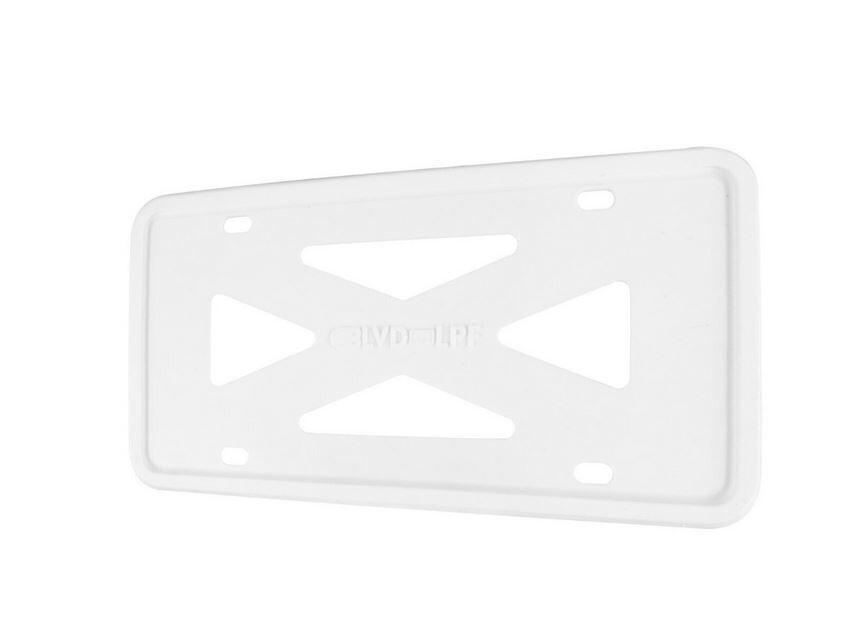 Car license plate frame cover cap, trunk white silicone, suitable for Hyundai