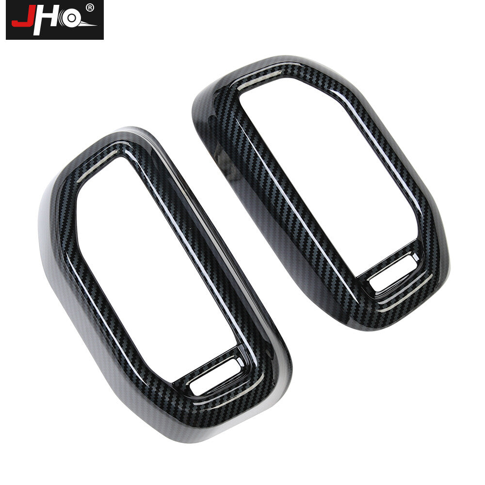Carbon Fiber Central Control Outlet Air Vent Cover Decor for Ford Explorer 20-22