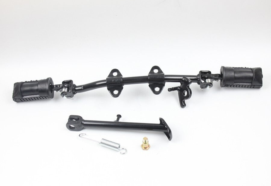 Footpegs Side Kick Stand For 8 for Honda Z50 Z50A Z50J Z50R for Mini Trail Monkey Bikes