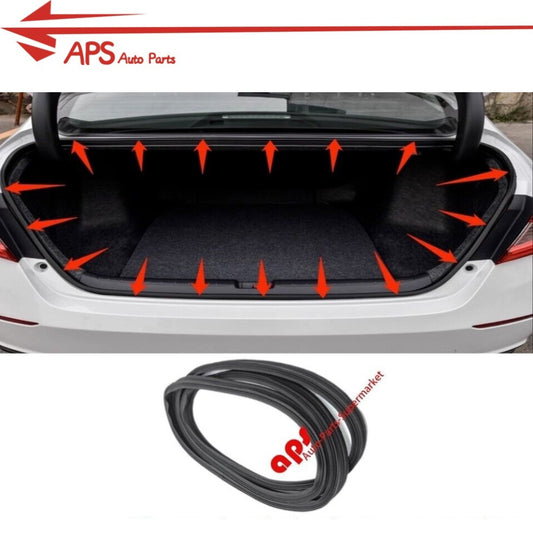Weatherstrip trunk lid rubber seal ring fits 2013-2017 for Honda Accord.