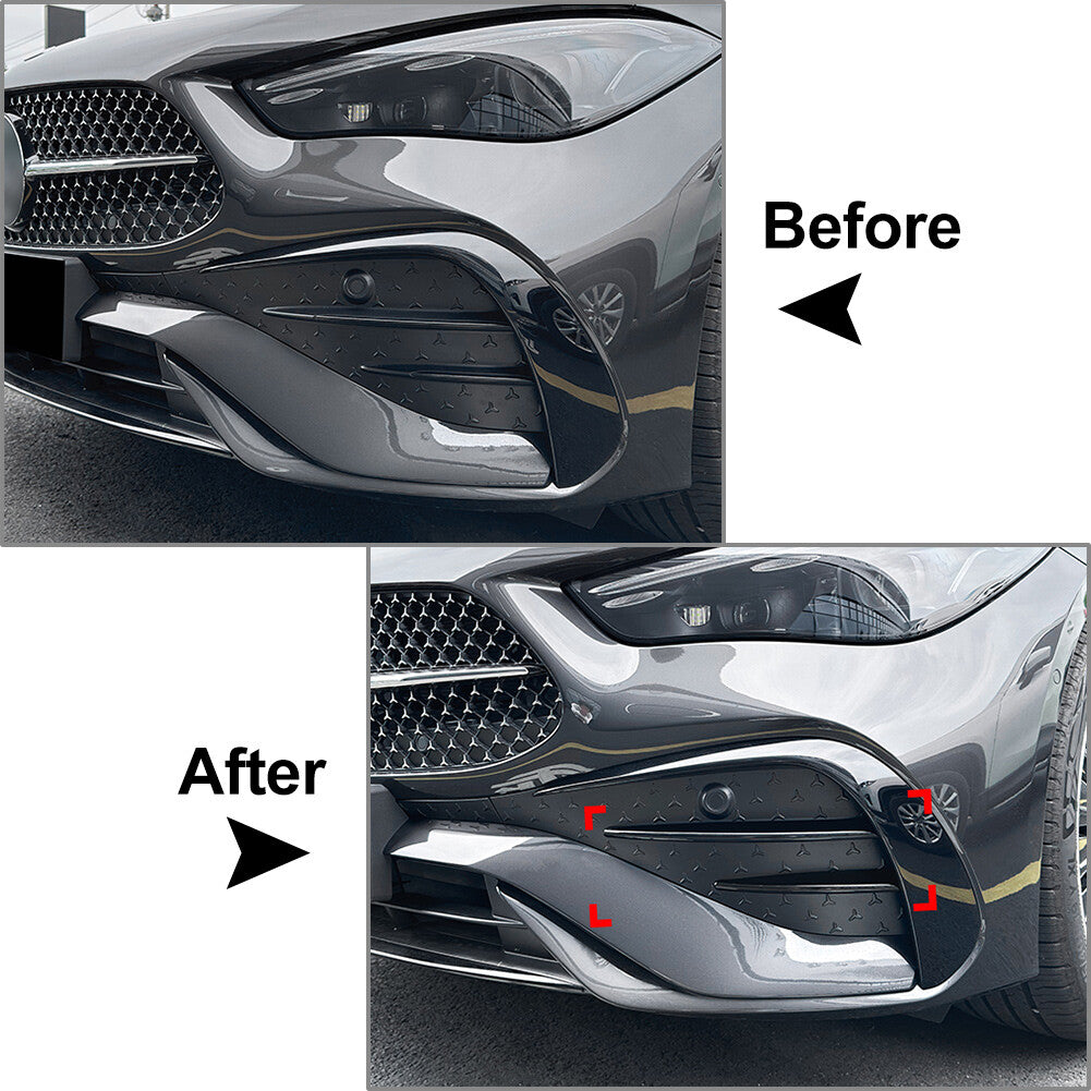 Fog Light Grille Strips Trim for Mercedes-Benz CLE Coupe C236 2024+
