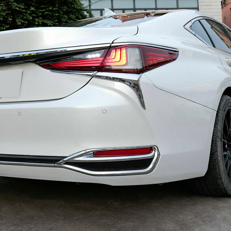 for Lexus ES300h 250 350 19-22 Chrome Rear Tail Light Lamp Moulding Trim Strips