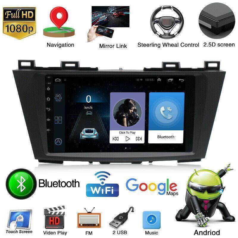 9in Android 10.1 Car Stereo Radio GPS Navi WiFi Player MP5 for Mazda 5 2011-2013