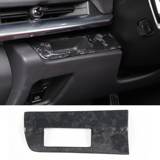 Forged Carbon Steering Wheel Left Card Slot Trim for Chevrolet for Corvette C8 2020+