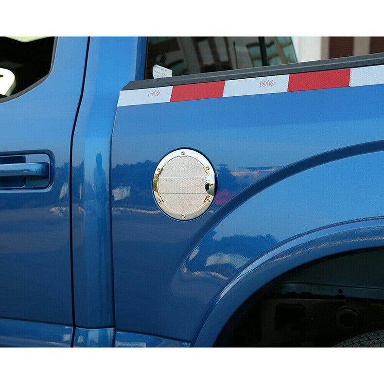 for Ford F150 F-150 2015-2020 Chrome Car Door Fuel Tank Gas Cap Cover Trim Decor