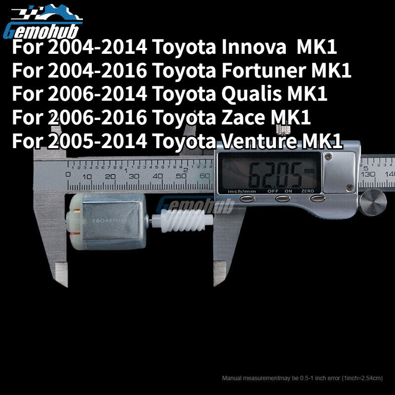 Central Latch Door Locking Motor for Toyota Venture Zace Qualis Fortuner Innova