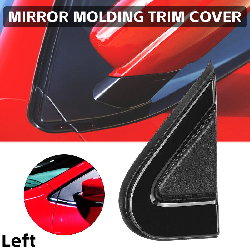 FRONT DRIVER LEFT SIDE DOOR CORNER MIRROR MOLDING TRIM For 2012-2016 for DODGE DART