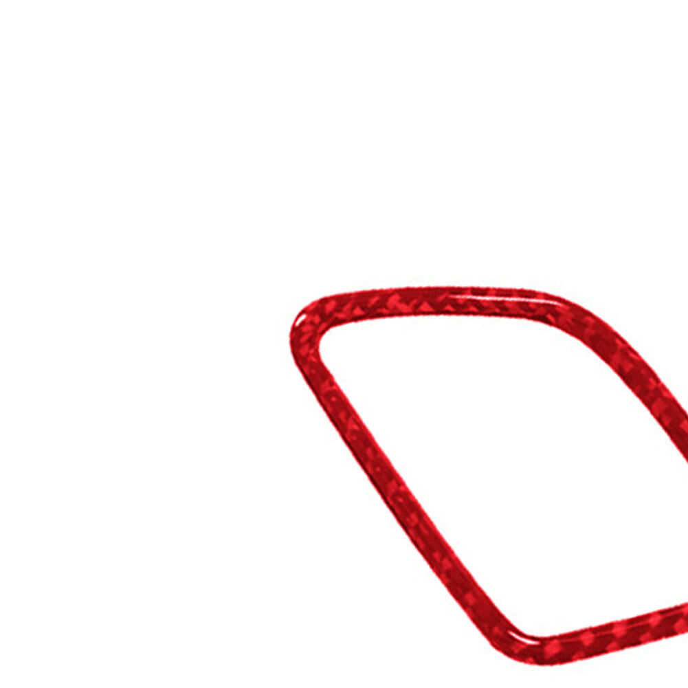 Red Carbon Fiber Defogger Vent Frame Cover Trim for Bmw X3 F25 X4 F26 2011-2017