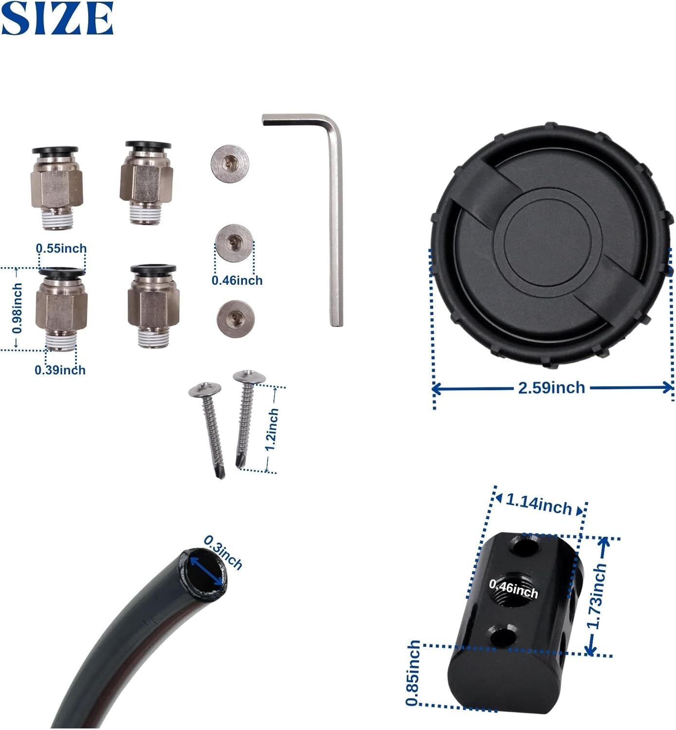 Differential Axle Breather Kit for ARB 170112 4WD For Transmission Case