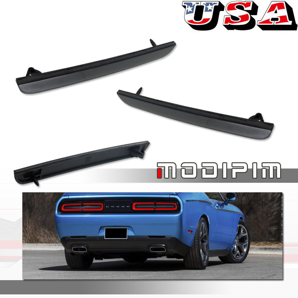 Bumper reflector rear right/left lens kit for 15-22 for Dodge for Challenger