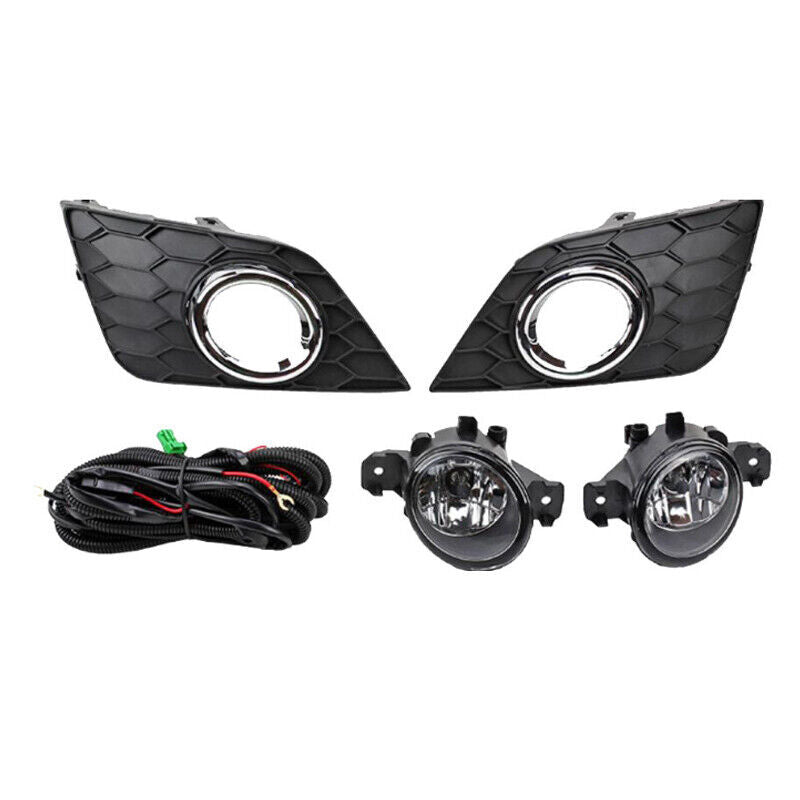 Chrome-plated bezels for the fog lights (left and right) are suitable for Nissan Sentra 2016-2019.