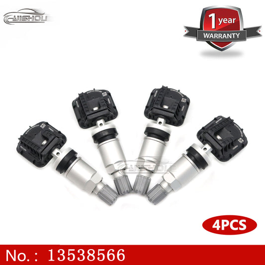 4-pack TPMS tire pressure monitoring sensors 13538566 for Buick Envision 2021-2022