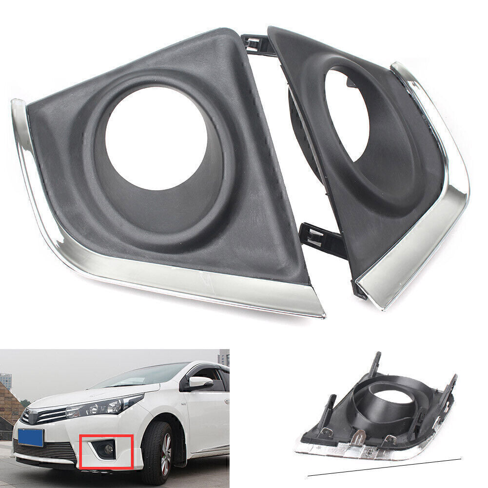 Front Sto?stange Nebelscheinwerfer Lampe Abdeckung f¨¹r for TOYOTA for COROLLA EU 2014-16