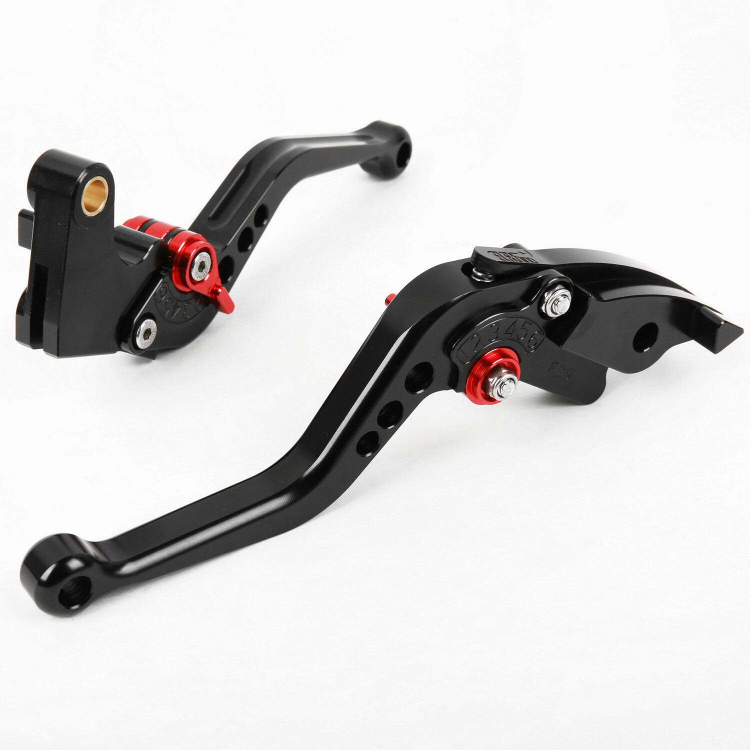 for Honda CBR600RR 2003 2004 2005 2006 Short Clutch Brake Levers CNC Black US