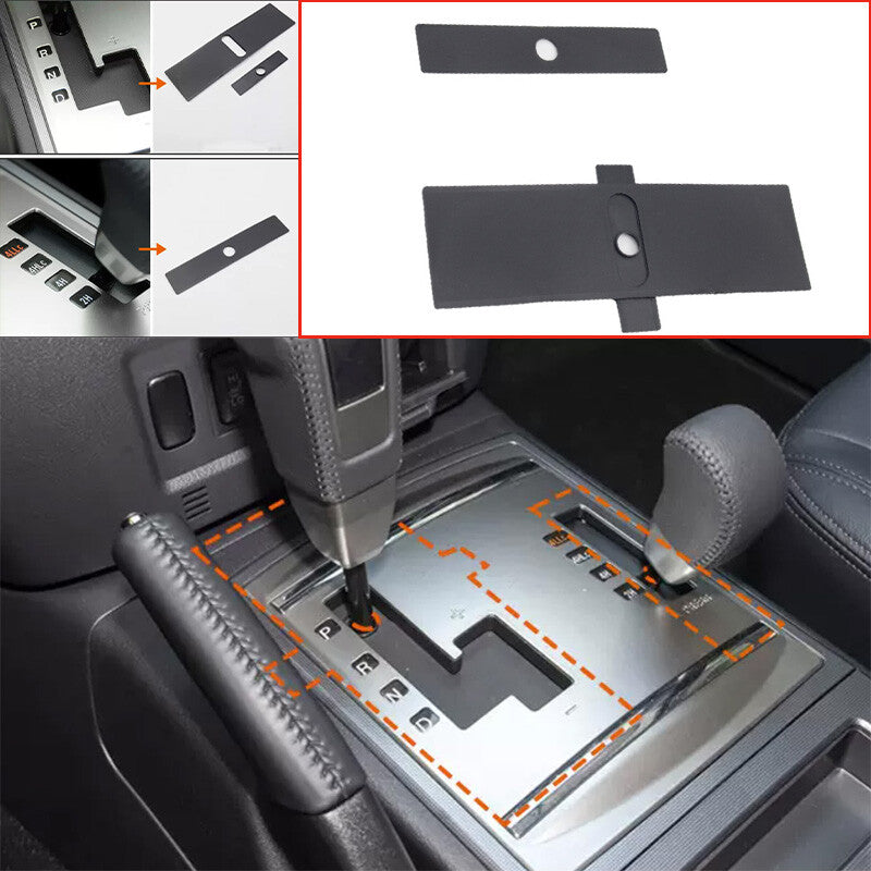 for Mitsubishi Pajero Montero 06-19 Matte Black Gear Shift Lever Panel Cover 2X