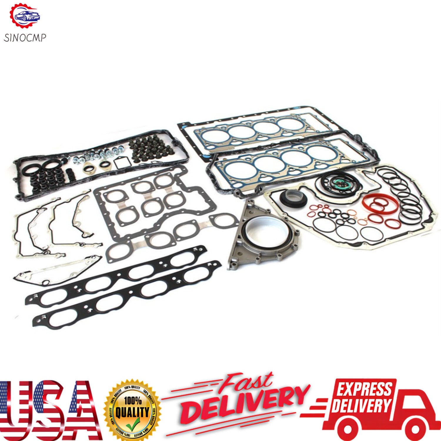 N62B48 Engine Full Set Cylinder Gasket Kit for BMW 750i 550i X5 E60 E70 4.8L V8
