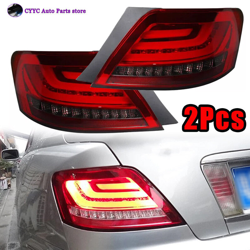 Pair LED Tail Light Rear Brake Lamp Red for Toyota Reiz Mark X 2004-2009