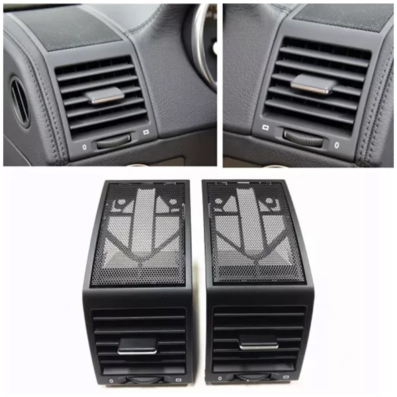 L+R dashboard speaker grille cover vents for Mercedes-Benz G-Class W463 (2004-18)