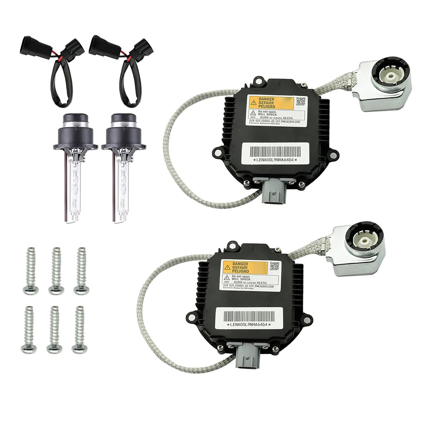 2pcs Xenon Ballast Igniter HID D2S Bulb Kit for Infiniti G35 G37 Q40 Q50