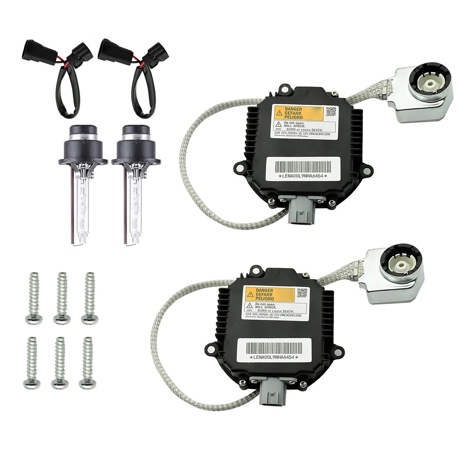 2pcs Xenon Ballast Igniter HID D2S Bulb Kit for Infiniti G35 G37 Q40 Q50