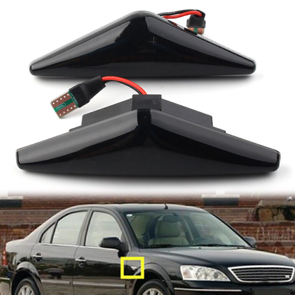 for Ford Focus MK1 Dynamic Flow Marker Side Turn Signal LED Lights Indicators