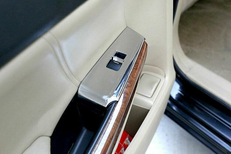 for Honda Accord Crosstour 8th 08-2013 Chrome Window Lock Lift Panel Frame Trim
