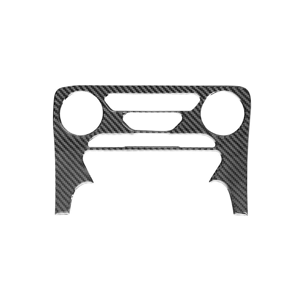 Carbon Fiber Center A/C Control Panel Cover Trim for Ford Ranger 2019-2022