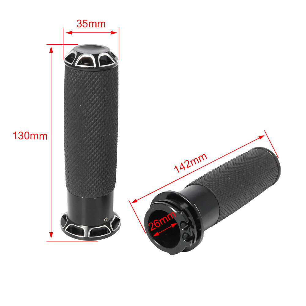 Motorcycle 1 Handle Bar Hand Grips Fit for Harley for Honda for Kawasaki for Suzuki for Yamaha
