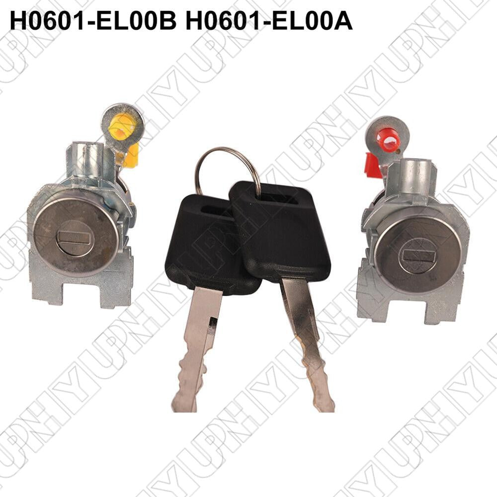 2 x Door Lock Cylinders+2Keys for Nissan Versa 2007-2013 H0601-EL00B H0601-EL00A