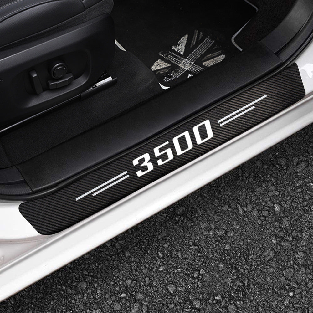 4x for Ram 3500 Cab Accessories Door Sill Plate Step Threshold Protector Covers