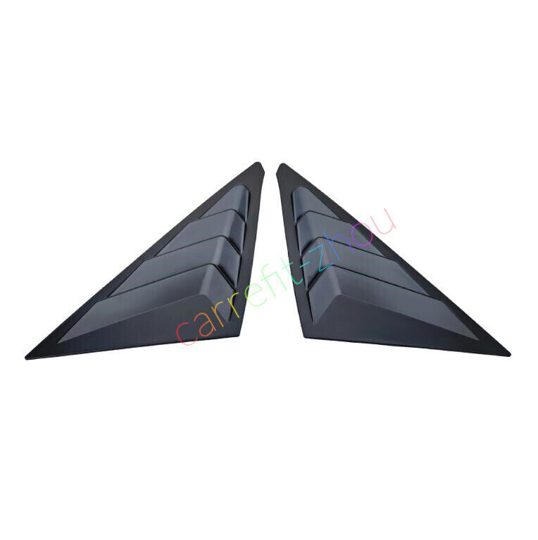 for HONDA for CIVIC Hatchback 2022 2023 Matte Black Side Window Louver Shutter Trim