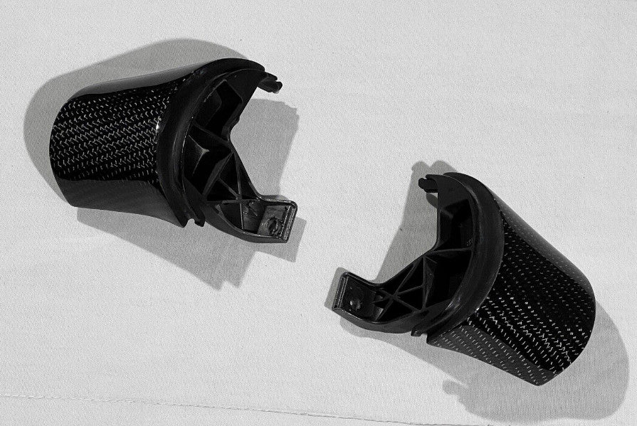 Trim C6 for Corvette Real Carbon Fiber Steering Wheel Cover Replacements 2006-2013