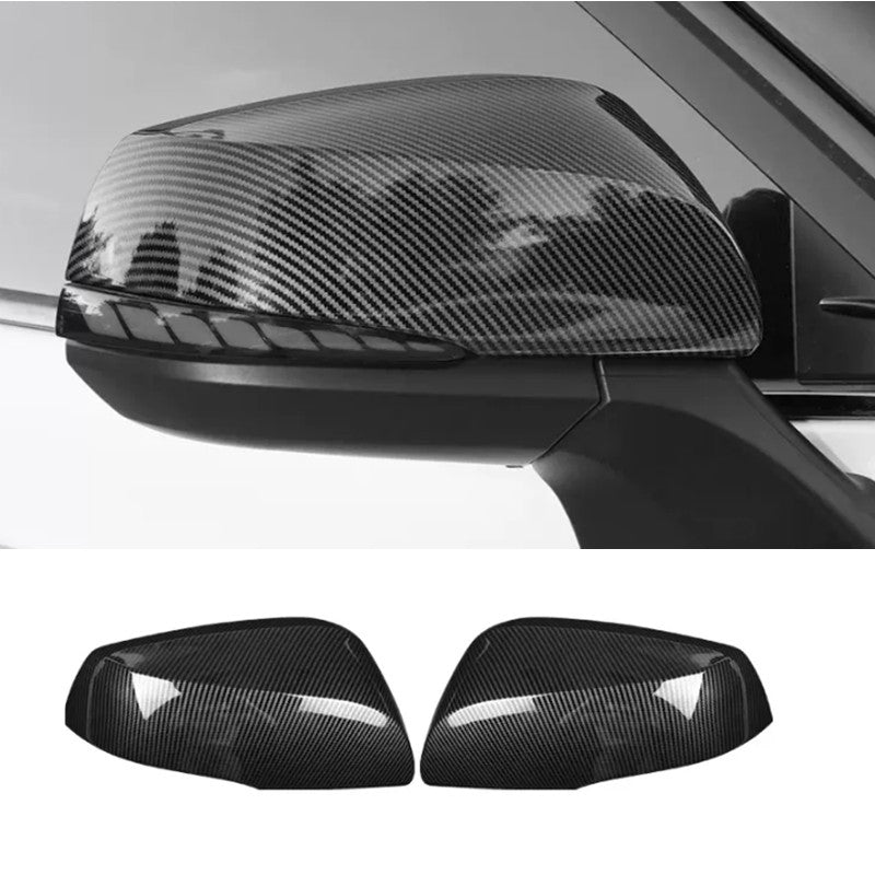 for Toyota for Corolla Cross 20-24 2P Carbon Fiber Side Mirrors Rearview Trim Cover