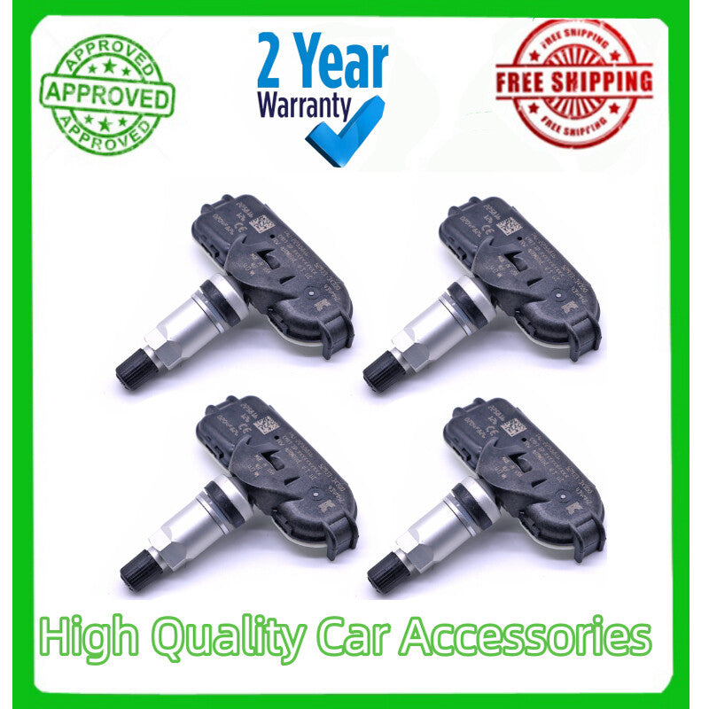 4-pack 52933-3X300 Tire Pressure Sensors (TPMS) for Hyundai for Elantra and for Kia Rio 2012-14