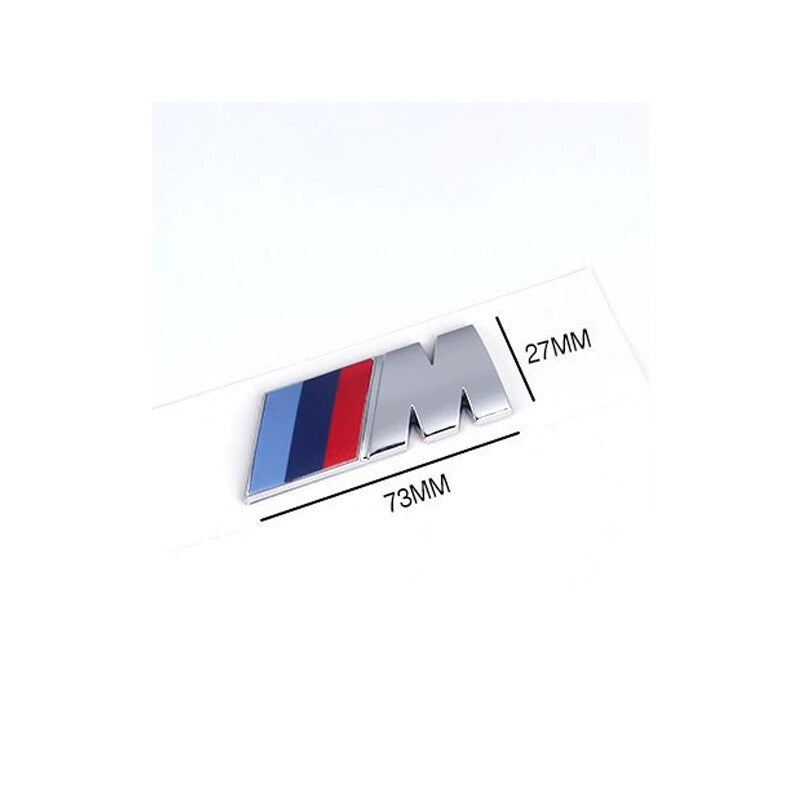 for BMW M Series X1M Trunk Emblem Size Middle Lettering Decal Badge Set