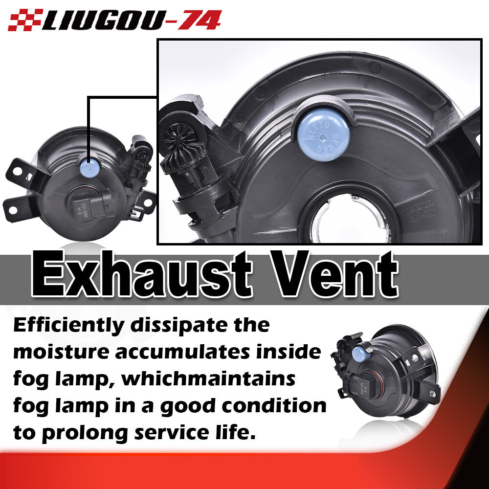 Suitable for BMW X1 E84 (2009, 2010, 2011, 2012, 2013, 2014, 2015). new front fog lights.