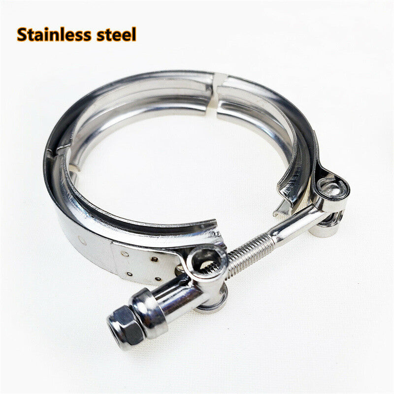 2 inch Stainless Steel V-Band Clamp Mild Steel Flange Vband for Exhaust Downpipe