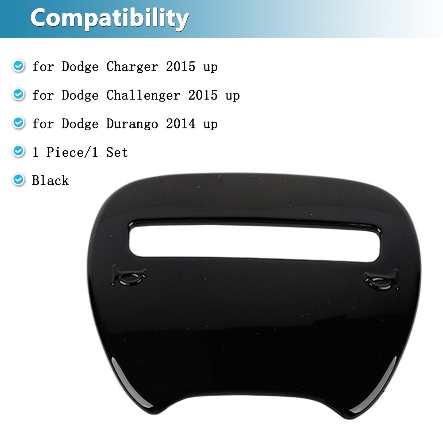 Steering Wheel Decoration Cover Trim for Dodge for Challenger Charger 2015-2023