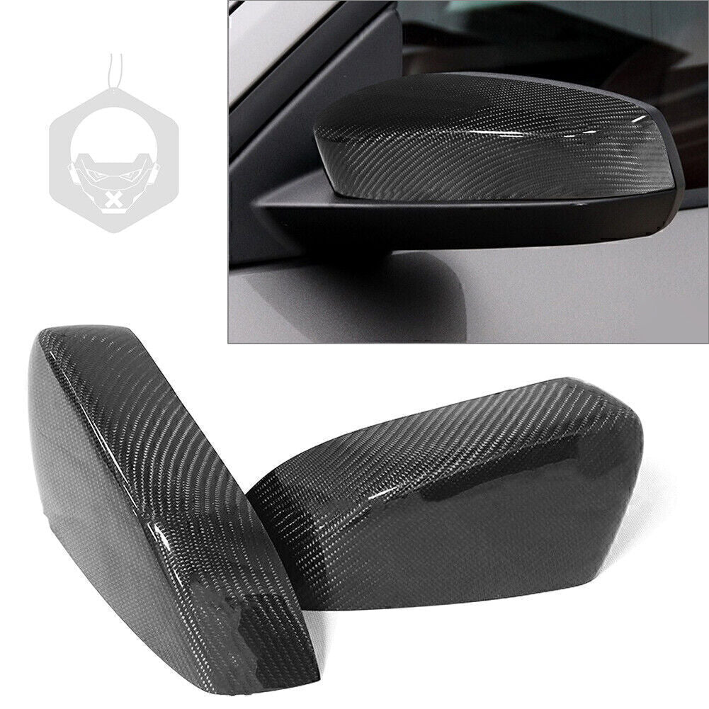 For 09-13 for Ford for Mustang GT/Coupe Add on A Carbon Fiber Side Mirror Cover